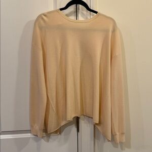 Theory Long Sleeve Sweater with Open Back NWT